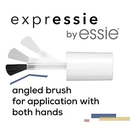essie Expressie FX Quick-Dry Vegan Nail Polish, Red Glow Top Coat, Ethereal Glow, 0.33 fl oz