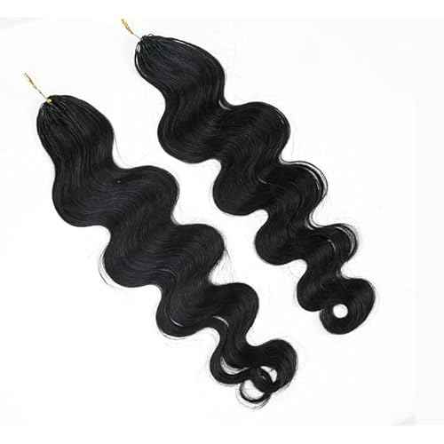 Feather Crochet Hair Pre Looped Crochet Human Hair Curly For Black Women Pre Separated Knotless Crochet Hair Human Hair Body Wave 16Inch 120g
