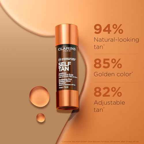 Clarins Self Tanning Body Booster | Self Tanning Drops For Body To Mix With Moisturizer | Natural, Long-Lasting, Streak-Free, Buildable Tan | Hydrates | Non-Staining | 99% Natural Ingredients | 1 Oz