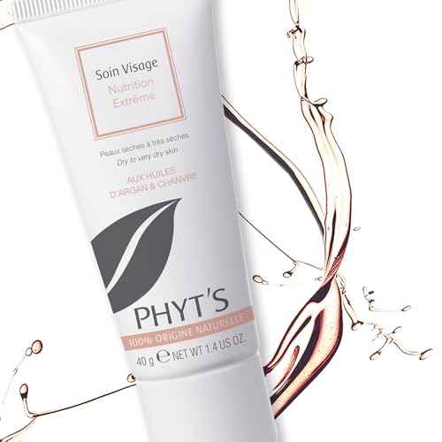Phyts Extreme Nutrition Facial Treatment - Face Moisturizer with Lavandin Essential Oil - Face Cream for Dry Skin Restores Softness - 1.4 oz