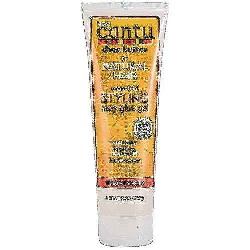 Cantu Natural Hair Styling Gel Stay Extreme Hold Tube, 8 Oz