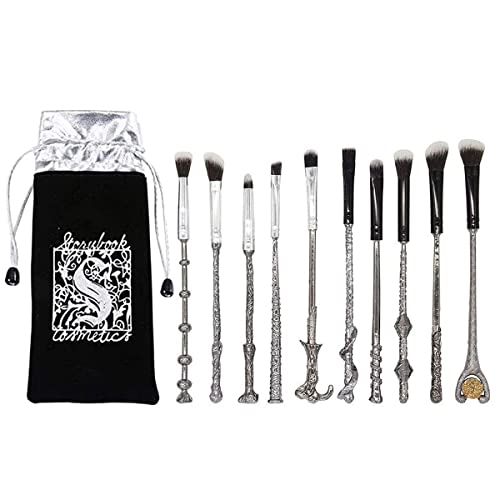 10 PCS Harry Gifts Makeup Brushes Wand Brushes Set for Foundation Blending Blush Concealer Eyebrow Face Powder Potter