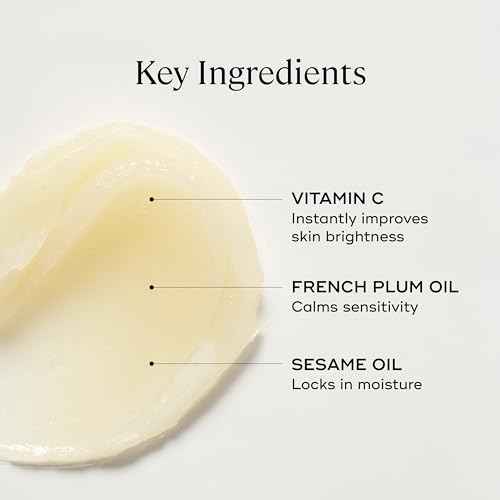 EVER Luminous Nutrient-Rich Cleansing Balm ? Vitamin C & Sesame Oil Waterless Facial Cleanser to Remove Makeup, Dirt & Impurities ? Nourishing Balm for Dry, Normal & Sensitive Skin, 2.8 fl oz