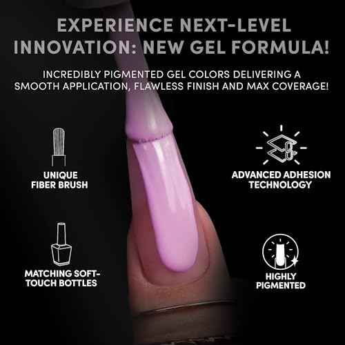 Chaun Legend UV Gel Nail Polish, 0.5 Ounce Long Lasting Salon Quality, Bubble Free Professional Manicures, Quick Dry, High Shine, Gothic Plum LG5075 (dark burgundy)