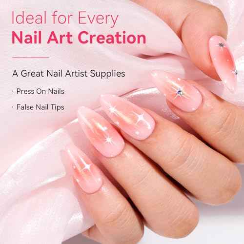 Makartt Semi Solid Nail Glue for Press On Nails, No Lamp Needed Soft Acrylic Gel Nail Tips Fake Nails, Easy to Control Hema-Free Nail Glue Gels for Nail Art DIY Home Manicure 10ml (10ml*2)