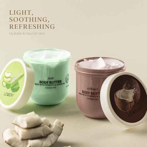 Christmas Gifts for Women - Whipped Body Butter Scented Body Lotion Set 36oz - Skincare Gift Set Self Care Gifts for Women, Shea Butter Lotion Moisturizing Cream, Mom, Grandma Gift Box