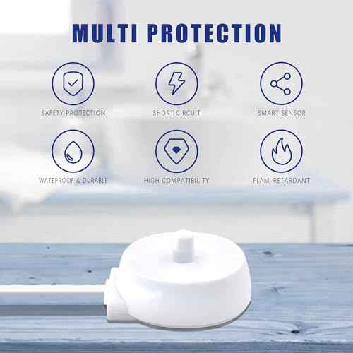 Charger Replacement Fit for Oral B Electric Toothbrush IO Series 3 4 5 6, 3757, Inductive Charging Base Portable Waterproof Power Cord