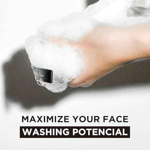 Deep Moist Honey Face Wash - 110g + 10g Travel Size & Rich Bubble Face Wash Whip Maker Soap Net (1, Black)