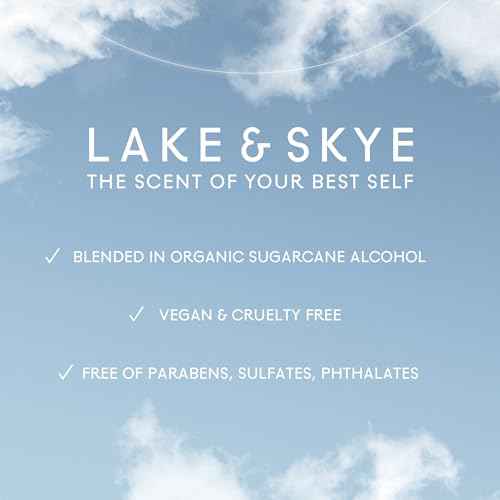 Lake & Skye 11 11 Azure Eau de Parfum, 1.7 fl oz (50 ml) - Aquatic, Floral, Skin Musk, Clean, Vegan, Paraben-Free, Cruelty-Free