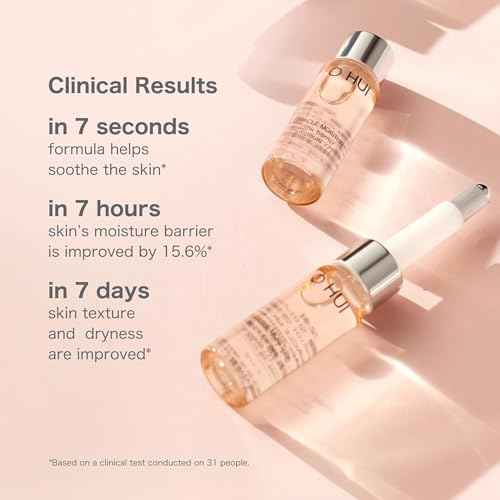 O HUI Miracle Moisture 777 Ampoules | Improves Skin Texture | Facial Soothing Serum | Moisturizer Daily Serum | Korean Skin Care | Ceramide, Glycerin, Peptide, Panthenol | Skin Glow | Travel essentials