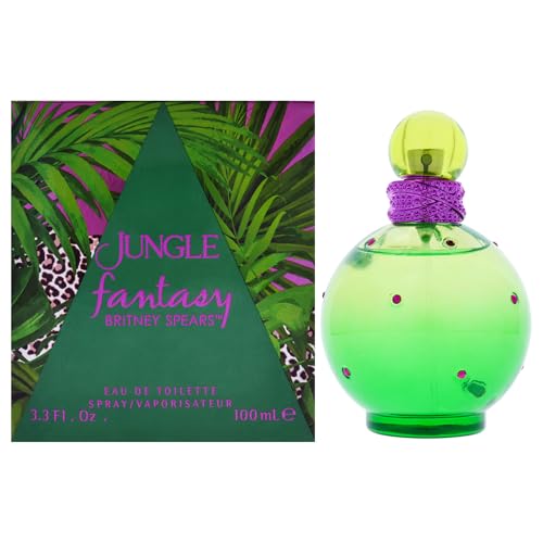 Britney Spears Jungle Fantasy Limited Edition Eau De Toilette Spray for Women, 3.3 Fl Oz