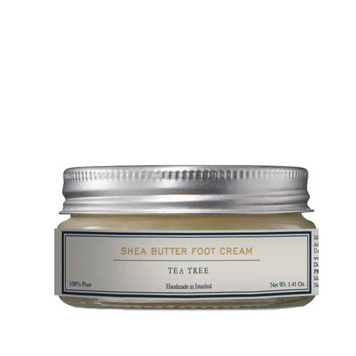 Homemade Aromaterapi | Deep Moisturizing Foot Cream – With Tea Tree, Shea Butter & Coconut Oil | Softens, Hydrates & Refreshes | Nourishing Botanical Formula for Daily Foot Care | 1.4 Oz