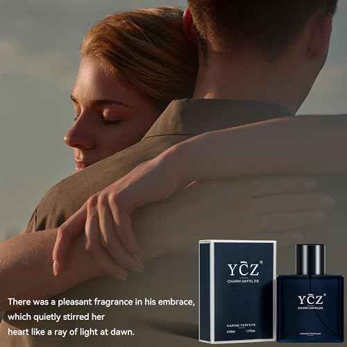 Ycz Charm Unfolds Marine Perfume for Men, 1.7 oz. Long Lasting Eau De Parfum Cologne For Men, Oriental Woody Fragrance - Ideal Special Occasions, Making it the Ideal gentlemen¡¯s Gift