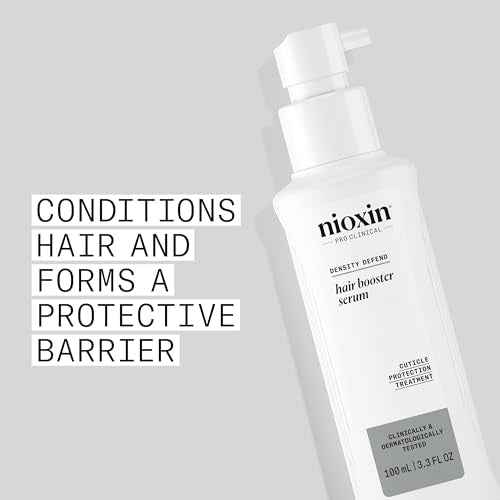 Nioxin Hair Booster Serum | Advanced Leave-In Hair Treatment| Strengthens and Conditions | 3.4 Fl oz.