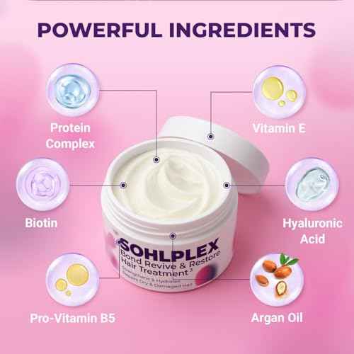 sohl-I.D. Hair Mask for Dry & Damaged Hair ? Deep Conditioning Repair Treatment to Restore Smoothness & Shine ? Moisturizing Hair Mask with Vitamins B3, B5, B7, C & E ? Vegan & Cruelty-Free 6.76 fl oz