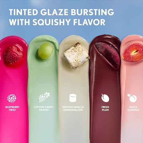 COVERGIRL Clean Fresh Squishy Glaze Lip Butter Balm, Flavored, Non-Sticky, with Vitamin E & Shea Butter ? 140 Toasted Vanilla (Sheer Beige)