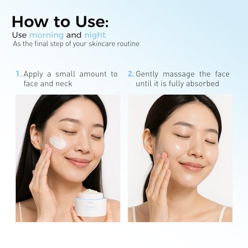 WNP Hyaluronic Acid Moisturizing & Firming Cream -4D Hyaluronic Acid, Aloe Vera,Peptides,Collagen,Ceramides Anti-Aging Face Moisturizer Vegan SkinCare for Fine Lines,Wrinkles Dry Sensitive Skin