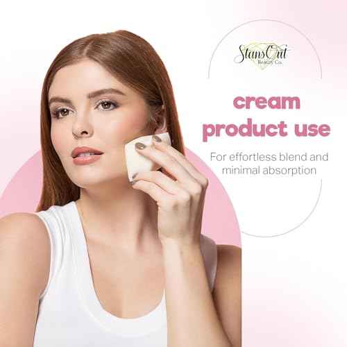 StansOut Beauty Sponge 4-Pack ? Streak-Free, Airbrushed Finish | Reusable, Quick-Drying, Latex-Free | Multi-Angle Blending Sponge for Cream, Liquid & Powder | Pro Makeup Applicator