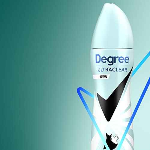 Degree Ultra Clear Antiperspirant Deodorant Dry Spray Anti White Marks and Yellow Stains Black+White Deodorant for Women 3.8 Ounce (Pack of 3)