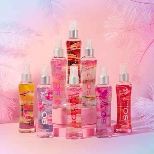 So¡¦? Red Velvet Body Mist - Fruity, Floral, Vanilla Perfume for Women - 6 Hour Wear Body Spray for Women - Cruelty Free - 3.5 oz