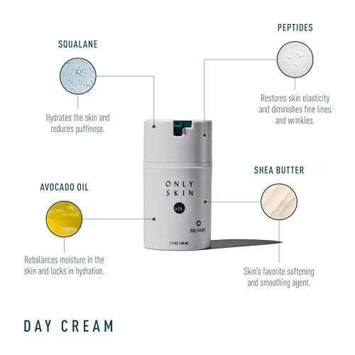 Daily Daytime Facial Moisturizer (1.7 Ounce) - Daily Moisturizing Cream, Lightweight Moisturizer to Hydrate Skin, Includes Premium Ingredients; Squalane to Hydrate