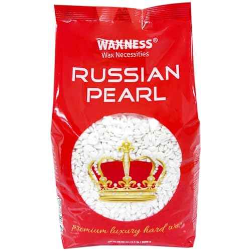 Waxness Polymer Blend Premium Luxury Hard Wax Russian Pearl 4.4 Lb / 2 Kg