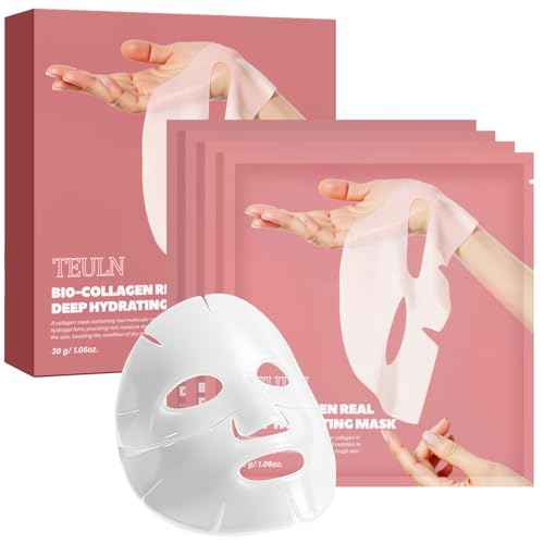 Bio-Collagen Real Deep Mask, Hydrating Overnight Hydrogel Mask, Pore Minimizing, Elasticity Improvement, Korean Skincare (1)