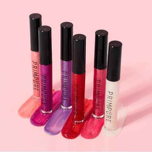 Prim and Pure Mineral Play Lip Gloss Set (Pack of 5) - 100% Natural, Organic, Non-toxic Kids Lip Gloss Made in the USA