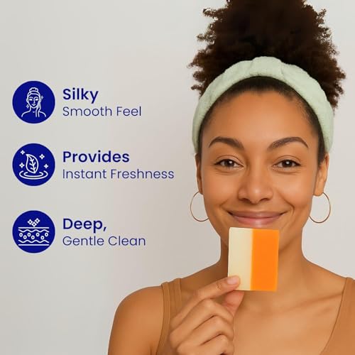 Glutathione Soap Bars ? Holidays Deep Cleansing & Hydrating Soap for Smooth, Refreshed Skin ? Gentle Exfoliating Formula for Face & Body ? 150g x 3 Bars