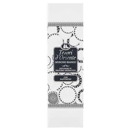 Tesori d'Oriente Muschio Bianco Diffusore Aromatico con bastoncini, 200 ml'