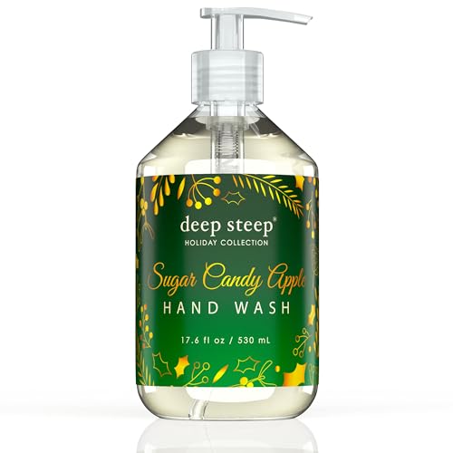 Deep Steep Liquid Hand Wash, 17.6 Ounces (Sugar Candy Apple)