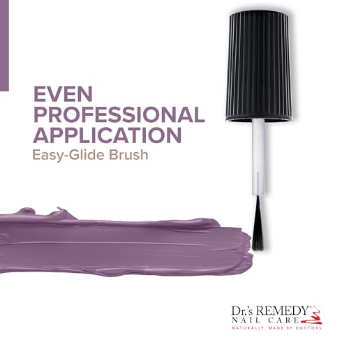 Dr¡¯s Remedy Enriched Nail Polish: Non Toxic, All Natural, and Organic - Doctor Formulated: Strengthens, Restores, Heals, and Protects '24-Free' - PLUCKY Plum