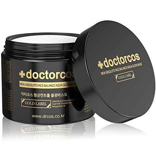 Gold Label Water Glow Mask Cream (4th Generation) | New Absolute Face Balance Aqua Glow Mask | Moisturizing Sleeping Pack | Face Lifting & Wrinkle Improvement | Korean Skincare | 3.71 oz