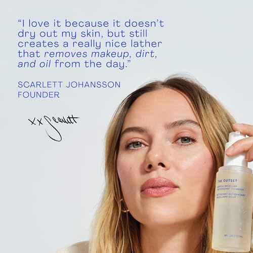 The Outset Gentle Micellar Antioxidant Cleanser - Gel Face Wash + Makeup Remover - Hydrating and Brightening - Fragrance Free for Sensitive Skin - Clean, Vegan, Gluten Free, All Skin Types - 5 fl oz