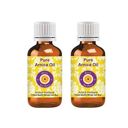 Deve Herbes Arnica Oil (Arnica Montana) | Infused | Pure | Non-Sticky | Lightweight | For Facial Care | Men & Women | 100ml X 2 (6.76 oz)