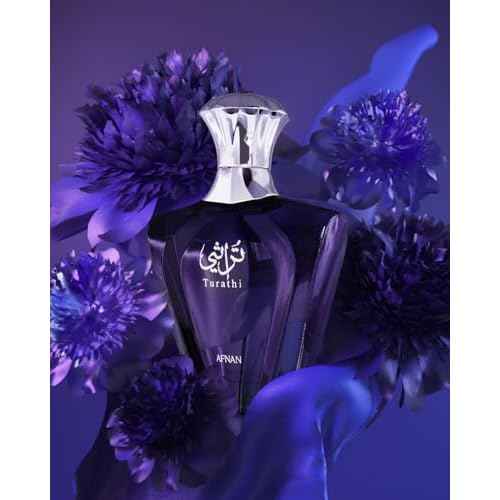 Afnan Turathi Blue Eau de Parfum Spray for Men, 3.0 Fl. Oz