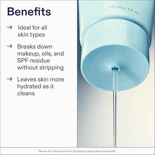 Skinfix Ceramide + Ectoin Gentle Gel Cleanser Mini - 5 oz - Removes Makeup & SPF - Cleanses & Hydrates Skin - Vegan, Cruelty Free