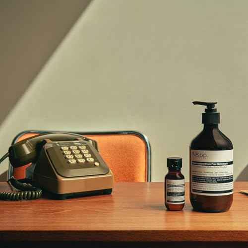Aesop Resurrection Rinse-Free Hand Wash | Alcohol-Based Gel with Purifying and Hydrating Properties | Travel Size 1.7 oz (Pack of 3)