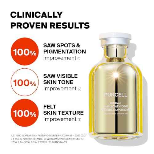5% L-Glutathione (88B/mL) Flexible Liposome Face Serum - High Concentration with Vitamin B3, Vitamin E, Tranexamic Acid for Hydrating & Brightening (1.85 fl oz / 55ml)
