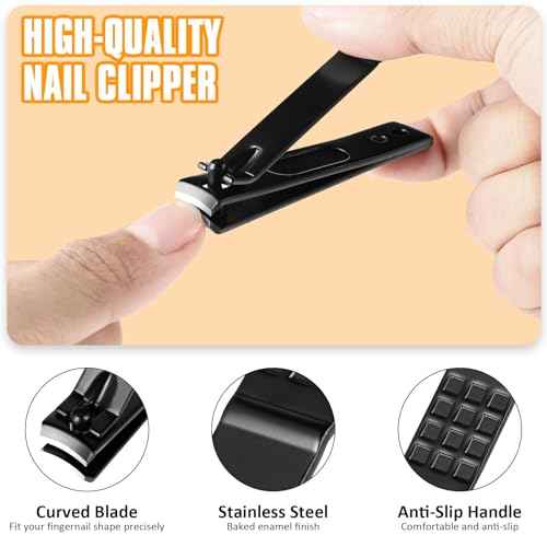 Yougai Tweezers Set, 9 Pcs Professional Stainless Steel Tweezers Kit for Women Facial Hair, Precision Eyebrow Tweezer Kit with Curved Scissors and Eyebrow Razor for Ingrown Hair Removal