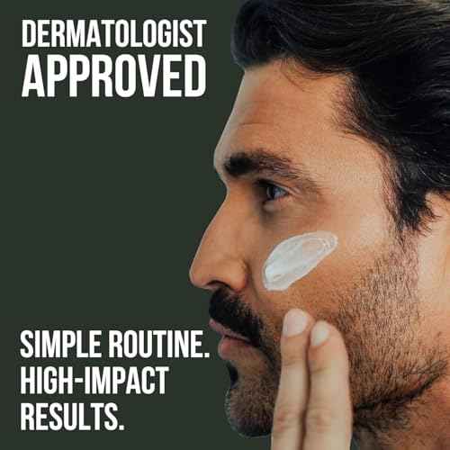 RUGGED & DAPPER Daily Duo Skincare Set for Men | Includes Age + Damage Defense Moisturizer & Daily Power Scrub Face Wash