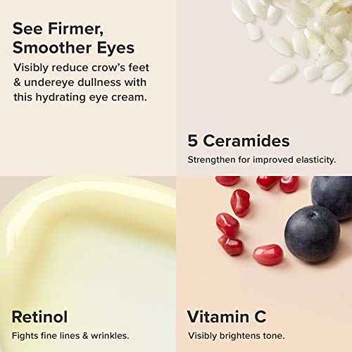 Paula's Choice CLINICAL Ceramide Firming Eye Cream with Vitamin C and Retinol, for Fine Lines, Wrinkles and Loss of Firmness