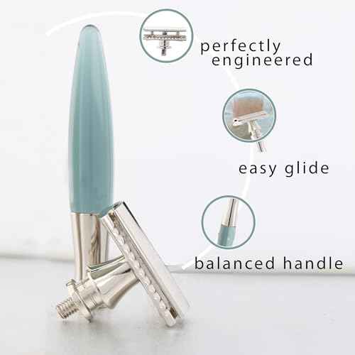 ?Shave Double Edge Razor, Blue