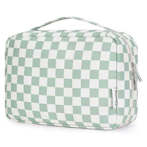 Narwey Small Hanging Travel Toiletry Bag for Women, Travel Bag for Toiletries, Makeup Bag Organizer Cosmetic Bags Make Up Bags for Girls