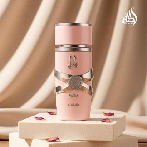 Lattafa Yara - Vanilla, Gourmand, Fruity, Floral - Eau de Parfum Long-Lasting Fragrance for Women, 3.40 Ounce / 100 ml
