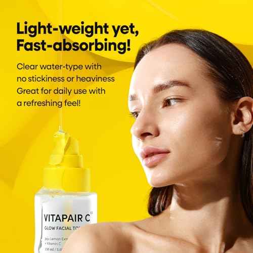 Nature Republic Vitapair C Glow Facial Toner - Vitamin Toners for Face, Hydrating Skin Care for Women, Niacinamide Korean Skincare, Clean, Clear Moisturizing, Gentle Natural Beauty, 150ml / 5.07 fl oz