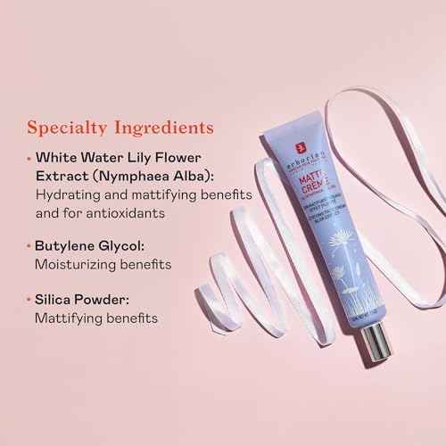 Erborian Matte Face Cream - Mattifying & Blurring Primer for Excess Sebum - Multi-Purpose Facial Primer Blurs the Appearance of Pores for a Natural Powdery Finish1.5 Oz