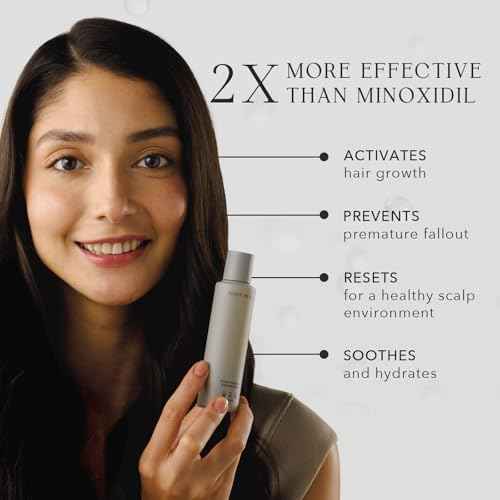 Kiwabi Root Beaut? Regrowth Hair Serum ? Lightweight Hair Growth Serum for Men and Women ? Help Prevent Hair Loss for Thicker, Stronger Strands ? Fragrance-Free & Fast-Absorbing (2.1 fl oz)