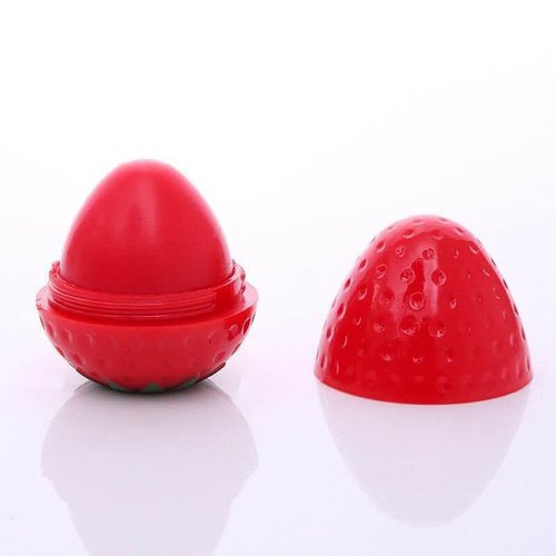 24 Pieces Lip Balm Strawberry Lovely Shaped Women Girl Lip Balm Lasting Moisturizing Lip