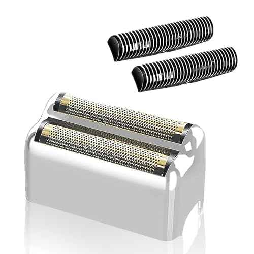 1 pack Professional Replacement Foil and Cutters for BaBylissPRO Barberology Double Foil Shaver, Compatible with BaBylissPRO Barberology FXFS2 Shaver£¬Silver